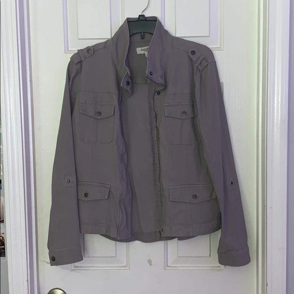 Charlotte Russe Grey Denim Jacket